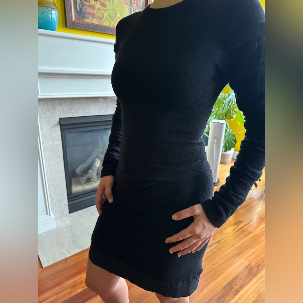 NICOLE MILLER wool and silk dress size XS